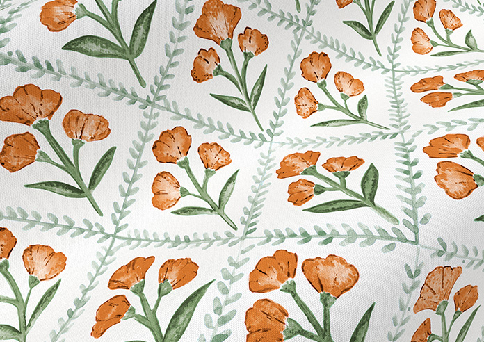 Chatsworth, Pumpkin Spice - Motorised Roman Blind - Image 4